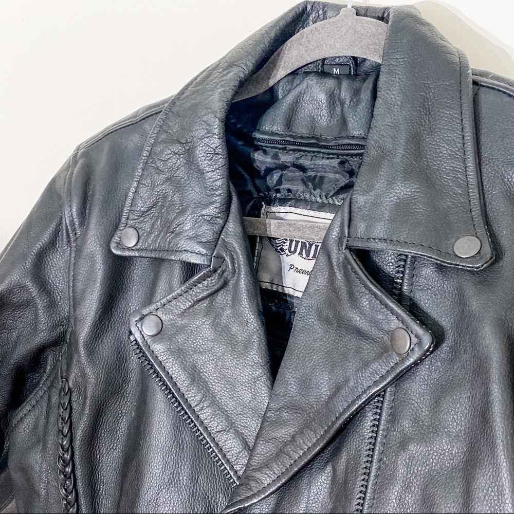 Unik Leather Riding Jacket - Picture 3 of 9